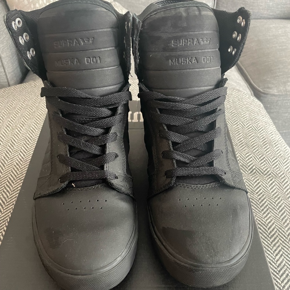 Supra Black High Tops